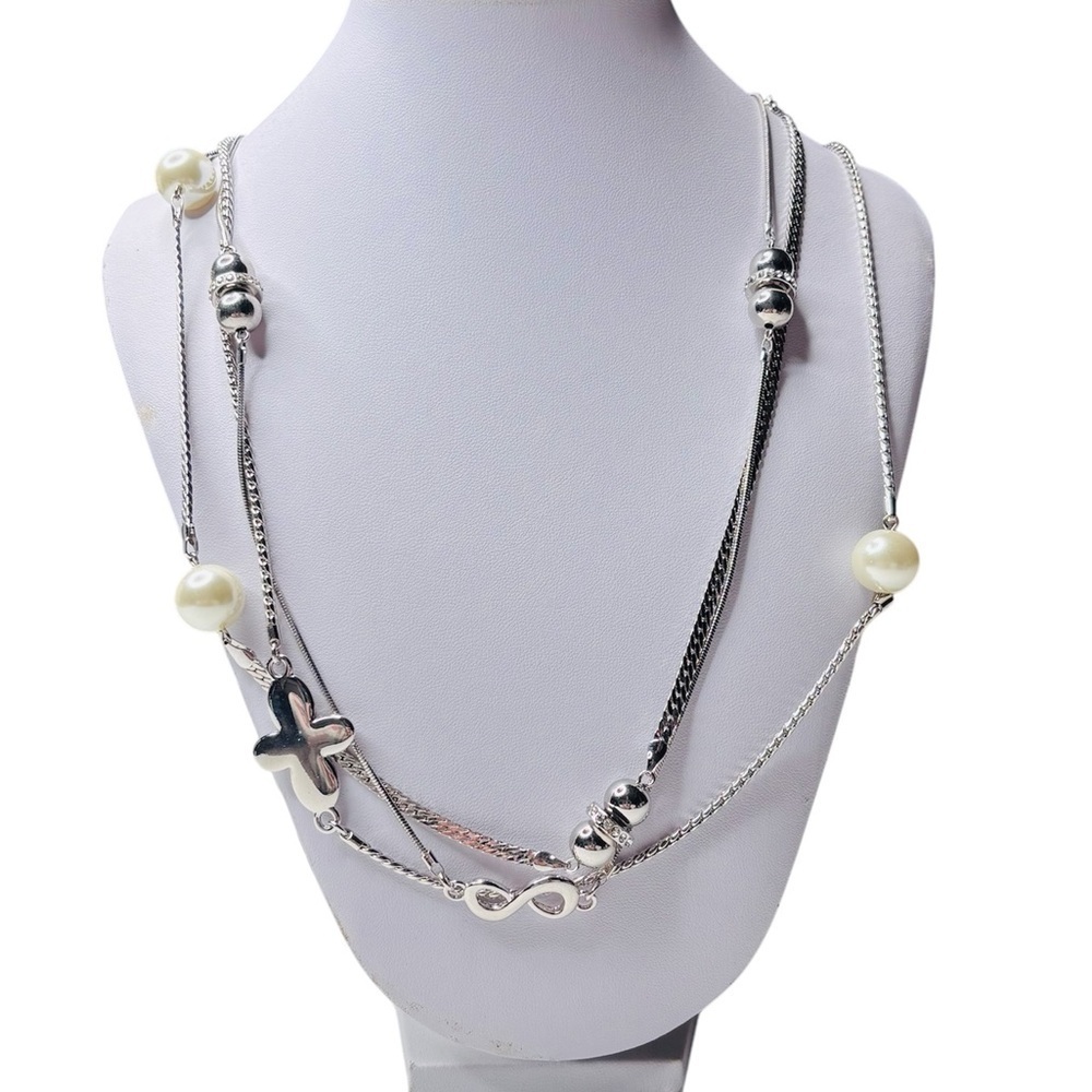 CAMROSE & KROSS JBK COLLECTION Sterling Plated Long Necklace